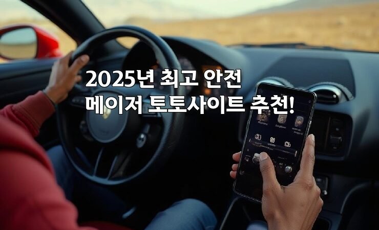 2025년 최고 안전 메이저 토토사이트 추천!