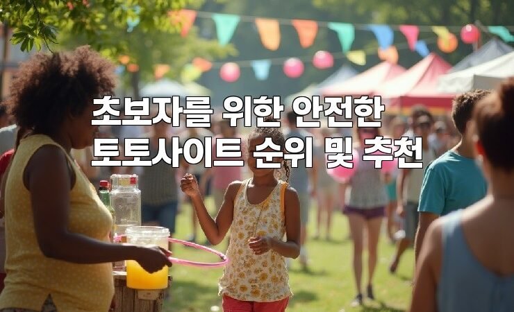 초보자를 위한 안전한 토토사이트 순위 및 추천