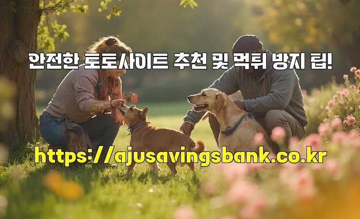 안전한 토토사이트 추천 및 먹튀 방지 팁!