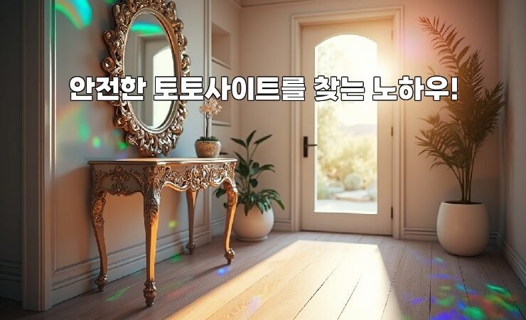 안전한 토토사이트를 찾는 노하우!