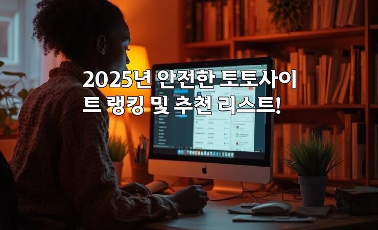 2025년 안전한 토토사이트 랭킹 및 추천 리스트!