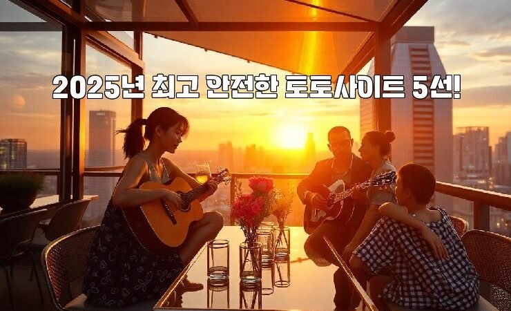 2025년 최고 안전한 토토사이트 5선!