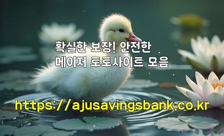 확실한 보장! 안전한 메이저 토토사이트 모음