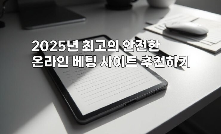 2025년 최고의 안전한 온라인 베팅 사이트 추천하기