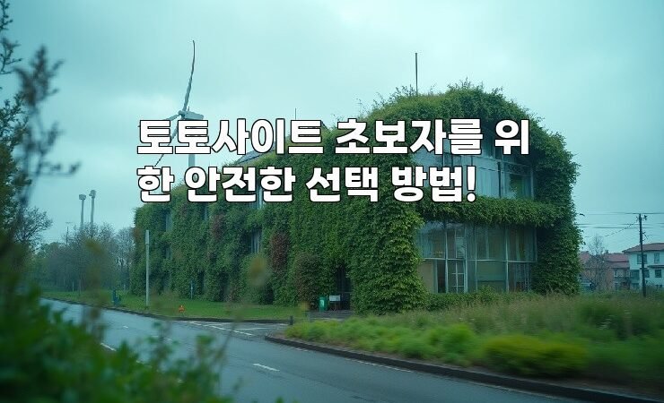 토토사이트 초보자를 위한 안전한 선택 방법!