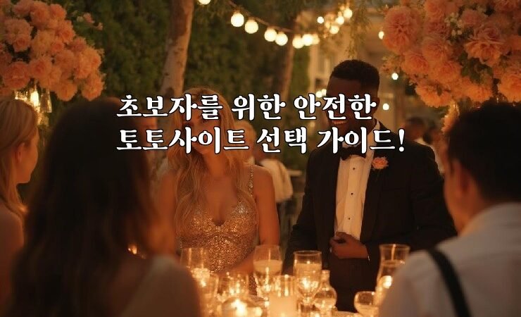 초보자를 위한 안전한 토토사이트 선택 가이드!