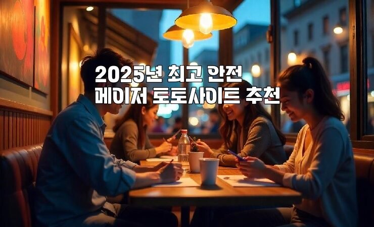 2025년 최고 안전 메이저 토토사이트 추천